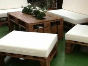 Balcony Pallet Furniture Set (Avaialble on order)