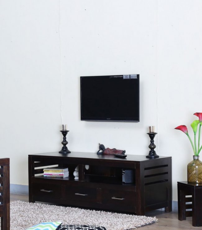 Basic Wide Side Hover TV Stand