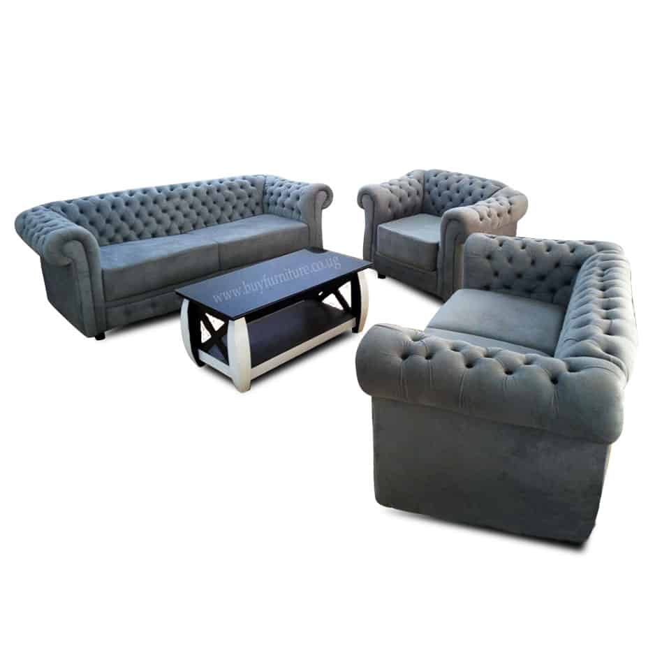 Baron Grey 6 seater Chesterfield