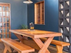 Theo 8 seater solid wood dining