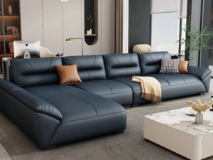 Bruce leather L-Shape Sofa | 6-Seater | 850,000 to 1,700,000 | Buy sofas in Uganda