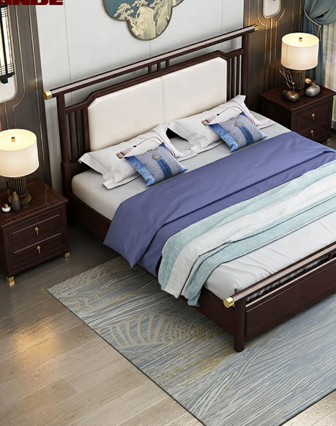 Supreme Wooden Bed – Premium Queen & King Bed